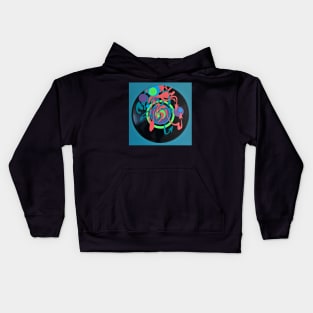 Ecstatic record Series: Cattle Tips Kids Hoodie